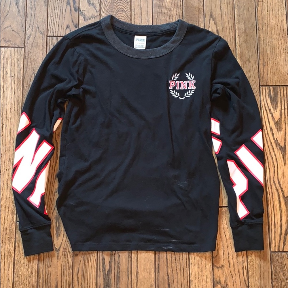 Black PINK T-shirt.